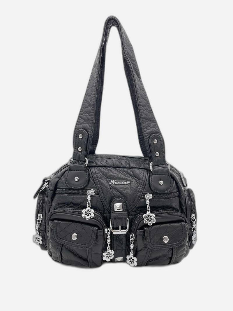 Handtasche Im Y2K-Vintage-stil Mit Abnehmbaren Schultergurt Tasche - Kumixi Zaine Handtasche Im Y2K-Vintage-stil Mit Abnehmbaren Schultergurt Tasche - Kumixi Zaine von Kalegant