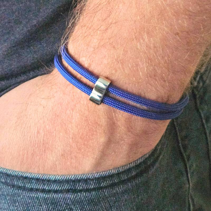 Armband Individuell | Ca. 1 cm Breit Metallverschluss Freundschaftsarmband Surferarmband Damen Herren Geschenk Armband Individuell | Ca. 1 cm Breit Metallverschluss Freundschaftsarmband Surferarmband Damen Herren Geschenk von Kaleino