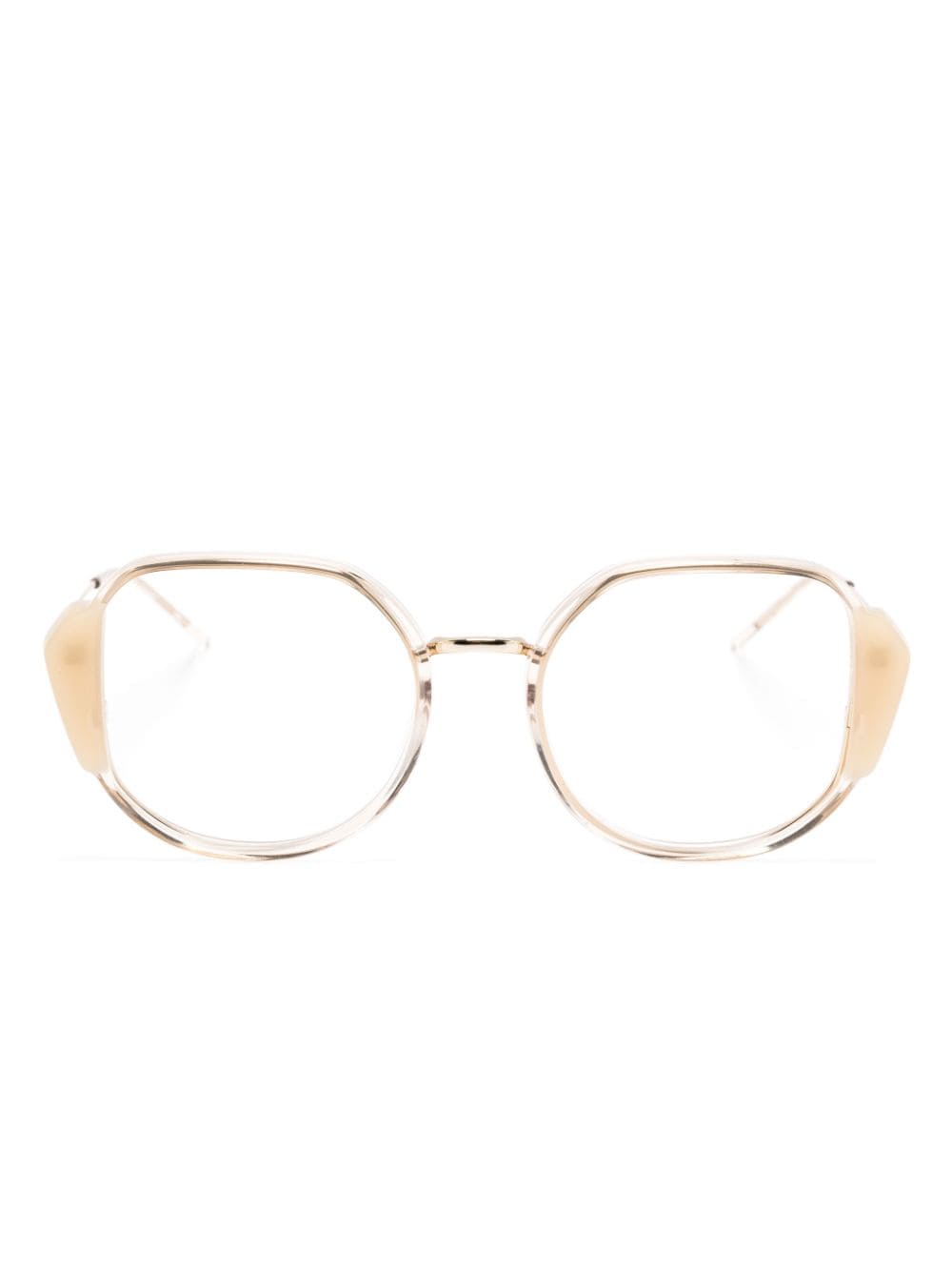 Kaleos Carter 3 Brille mit geometrischem Gestell - Gold von Kaleos