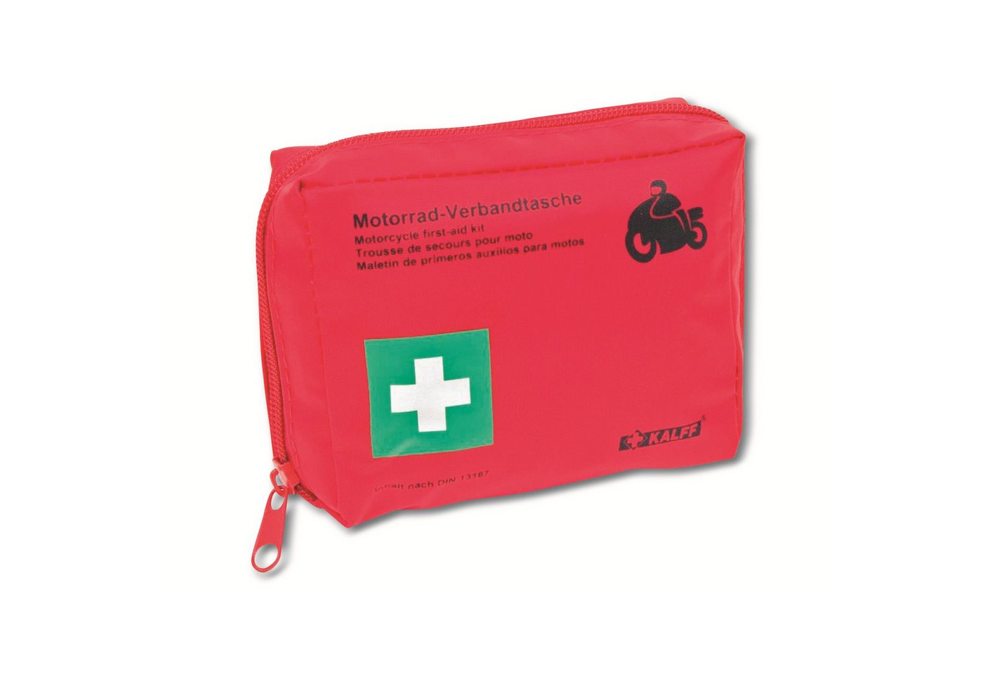 Kalff KFZ-Verbandtasche KALFF Motorrad-Verbandtasche rot, DIN 13167 von Kalff