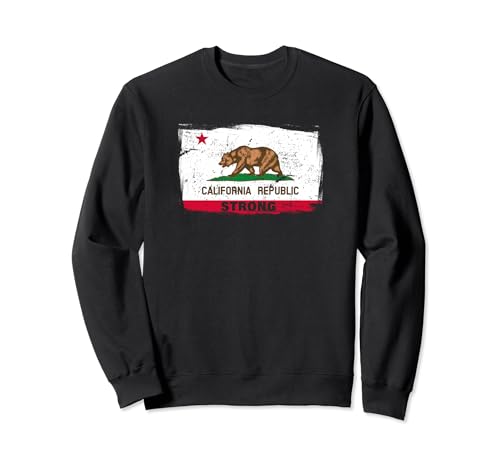 California Republic Strong Kalifornien Flagge Damen Herren Sweatshirt California Republic Strong Kalifornien Flagge Damen Herren Sweatshirt von Kalifornien Flagge Co.