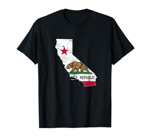 Kalifornien Staatsflagge USA California Flag Damen Herren T-Shirt Kalifornien Staatsflagge USA California Flag Damen Herren T-Shirt von Kalifornien Flagge Co.