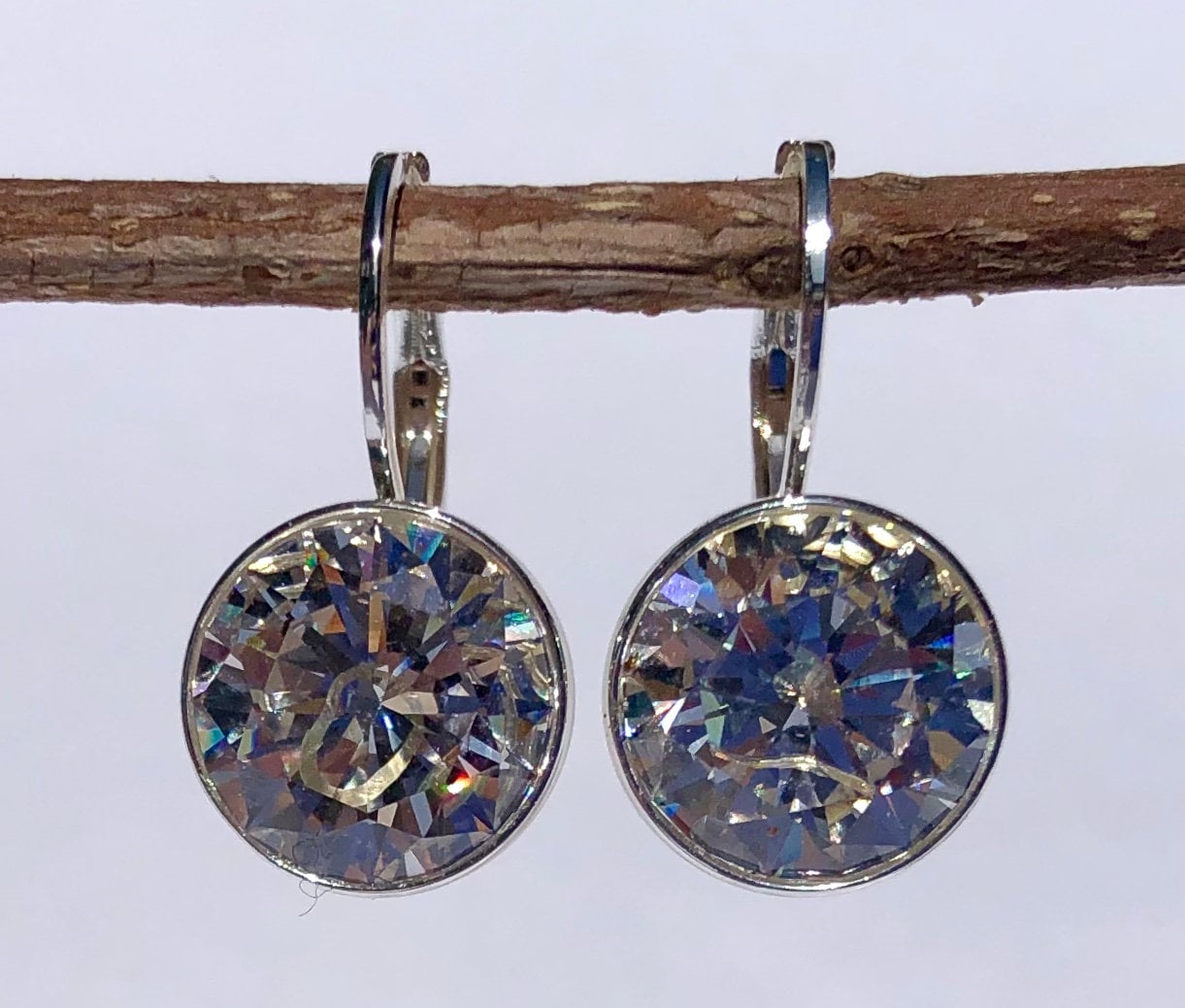 Silber Kristallohrringe von Kaliisland