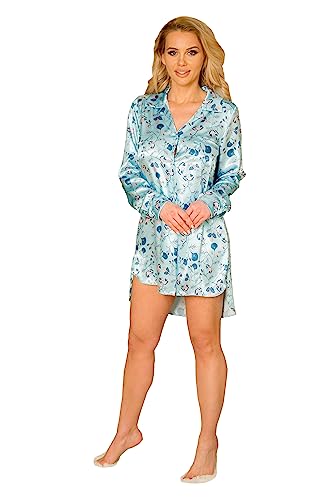 KALIMO Women's Tulum Nightgown, Blue, S von Kalimo