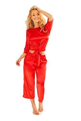 Kalimo Damen Complete Patong – Red Xl Pyjamaset, Rot, XL EU von Kalimo