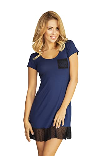 Kalimo Damen Halka Larisa - Navy Blue M Nightgown, Navy, M EU von Kalimo