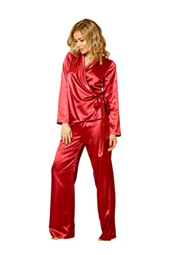 Kalimo Women's Rawa Pyjamaset, Burgunderfarben, M von Kalimo