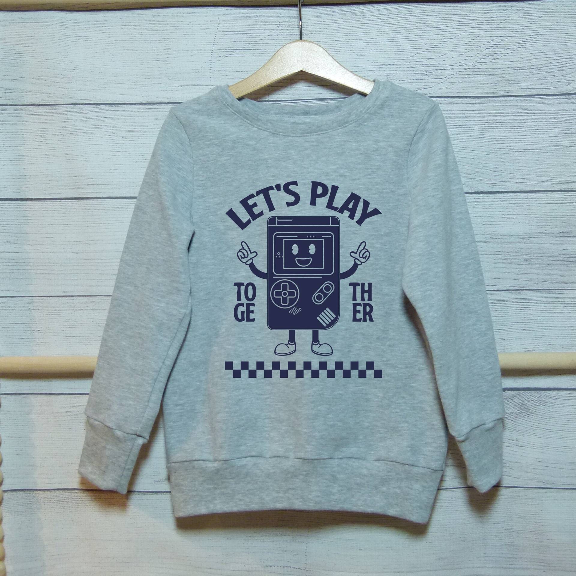 Baby Kinder Pullover - Lets Play Together Handgemachtes Statement Sweatshirt Verschiedene Größen Und Farben Baby Kinder Pullover - Lets Play Together Handgemachtes Statement Sweatshirt Verschiedene Größen Und Farben von KaliundPepeDesign