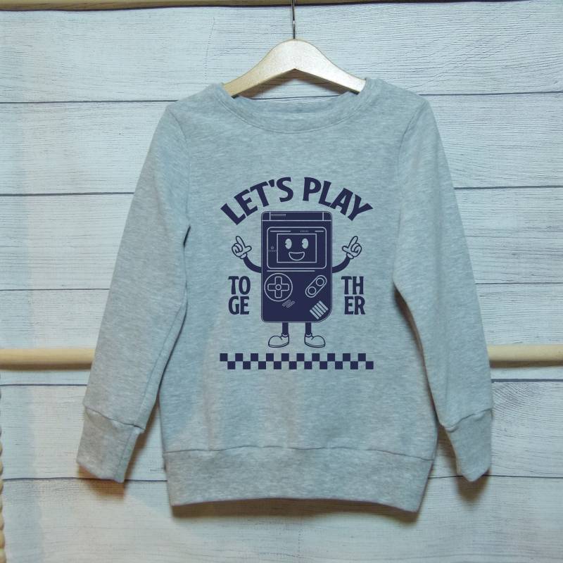 Baby Kinder Pullover - Lets Play Together Handgemachtes Statement Sweatshirt Verschiedene Größen Und Farben Baby Kinder Pullover - Lets Play Together Handgemachtes Statement Sweatshirt Verschiedene Größen Und Farben von KaliundPepeDesign