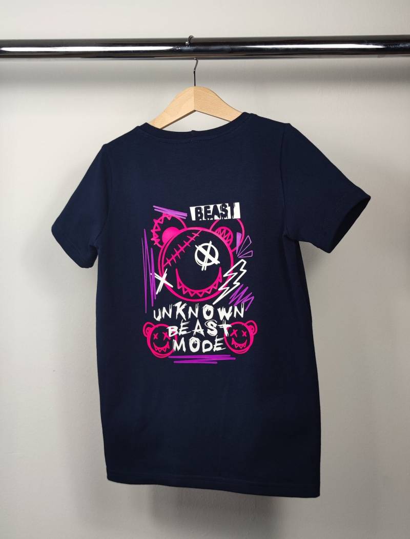 T-Shirt Für Kinder Und Babys - Unknown Beast Modus Handgenähtes in Verschiedenen Größen von KaliundPepeDesign