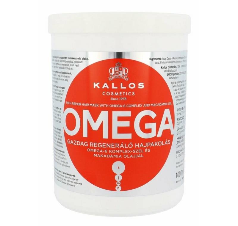 Kallos Cosmetics Haarkur Hair Omega Maske 1000ml von Kallos Cosmetics