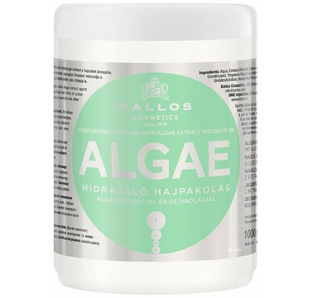 Kallos Cosmetics Haarkur Kallos Algen-Haar-Maske 1000ml von Kallos Cosmetics