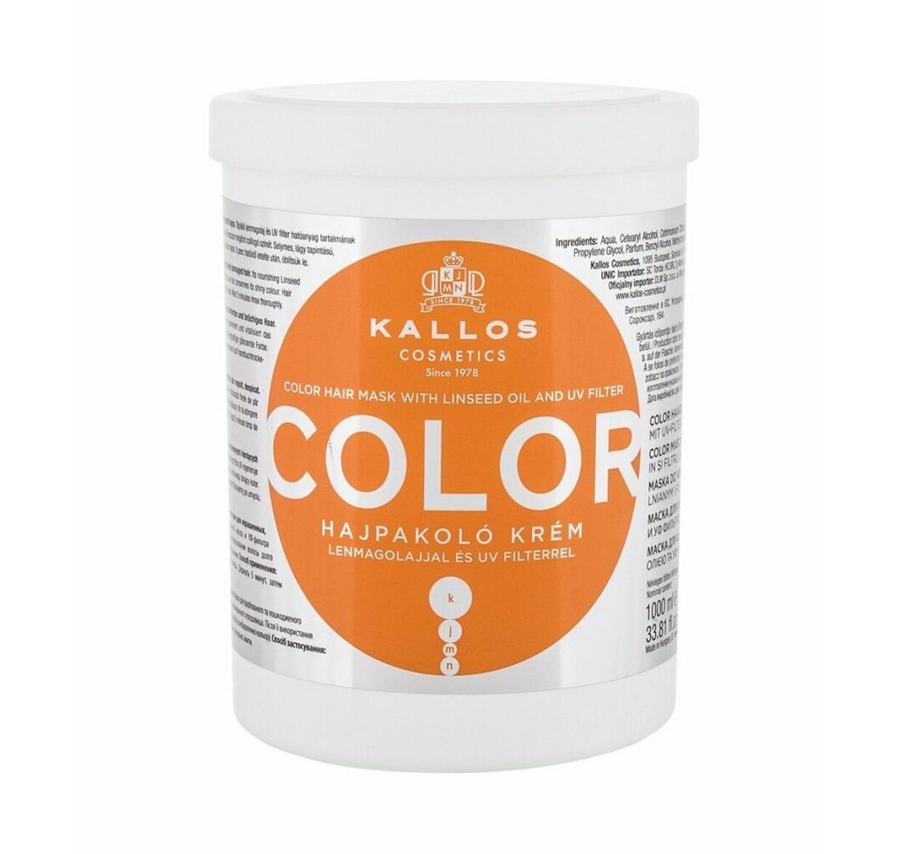 Kallos Cosmetics Haarkur Kallos Color Haar Maske 1000ml von Kallos Cosmetics