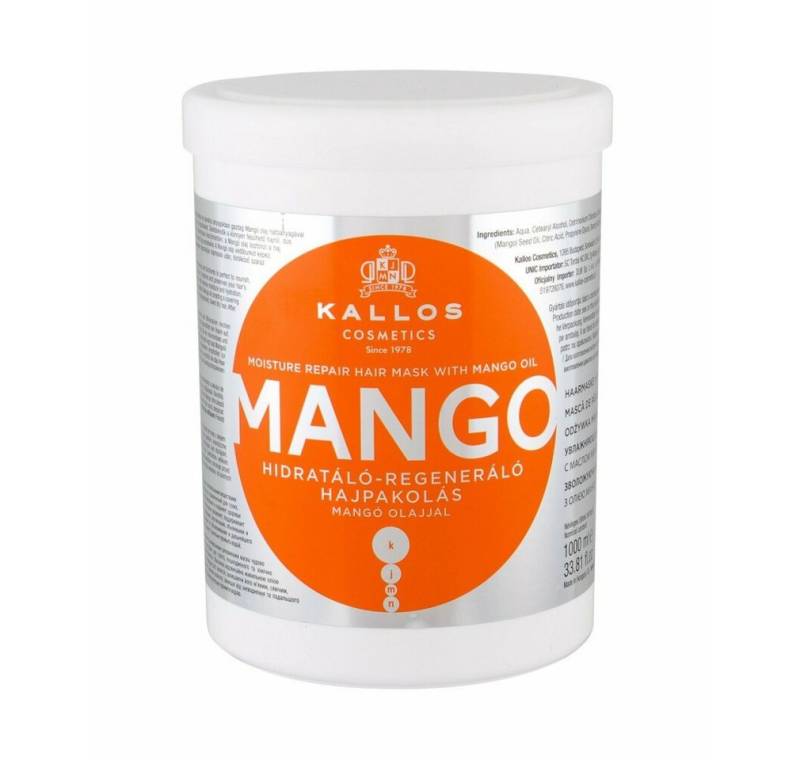 Kallos Cosmetics Haarkur Kallos Mango-Haar-Maske 1000ml von Kallos Cosmetics
