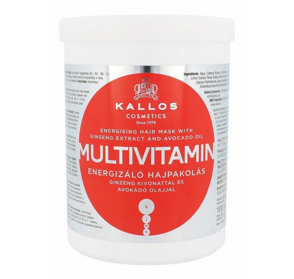 Kallos Cosmetics Haarkur Kallos Multivitamin Hair Maske 1000ml von Kallos Cosmetics