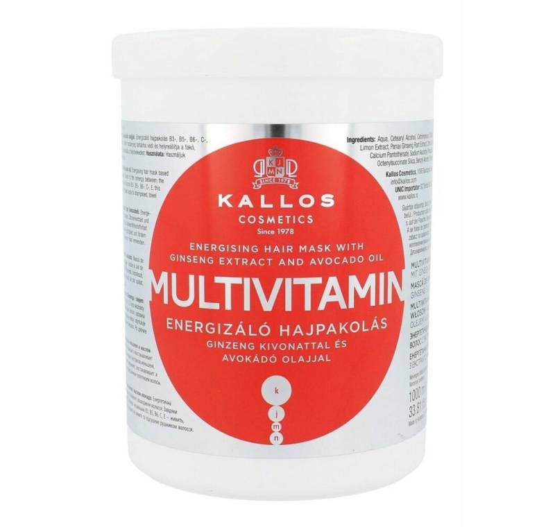 Kallos Cosmetics Haarkur Kallos Multivitamin Hair Maske 1000ml von Kallos Cosmetics
