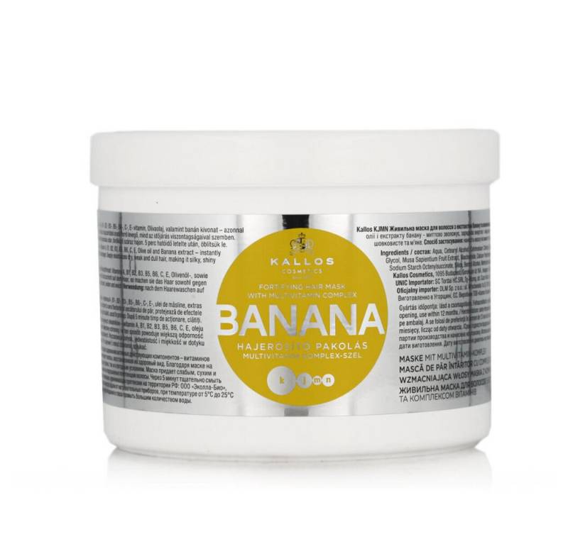Kallos Cosmetics Haarmaske Banane Kräftigende Haarmaske von Kallos Cosmetics