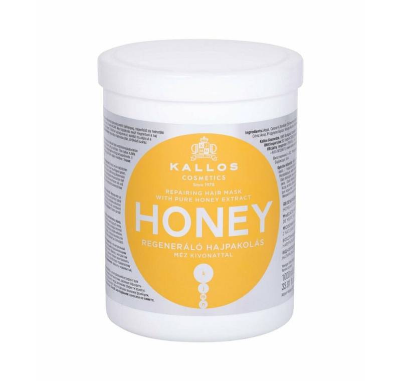 Kallos Cosmetics Haarpflege-Set KLS KJMN HONEY REPAIRING MASK 1L von Kallos Cosmetics