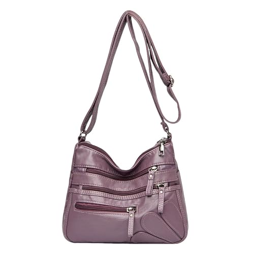 Handtasche Damen Weiche Leder -umhängetasche Von Frauen - Große Kapazität Crossbody -Tasche Für Pendeln, Arbeit Und Einkaufen-schwarz von KaloKLU