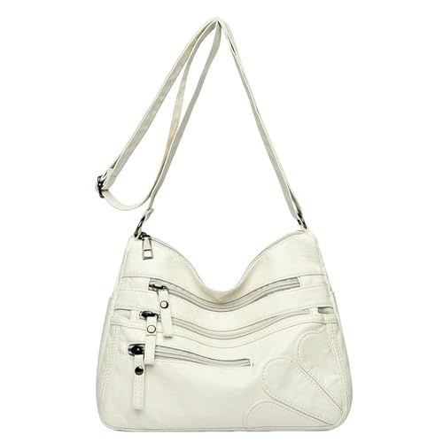 Handtasche Damen Weiche Leder -umhängetasche Von Frauen - Große Kapazität Crossbody -Tasche Für Pendeln, Arbeit Und Einkaufen-schwarz von KaloKLU