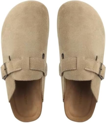 Hausschuhe Damen Birkenstock-Schuhe Für Frauen, Dicke Sohlen, Erhöhte Größe, Birkenstock-zehen-Halbschuhe, Frühlings- Und Herbst-Slip-on-Slip-ons Hausschuhe Damen Birkenstock-Schuhe Für Frauen, Dicke Sohlen, Erhöhte Größe, Birkenstock-zehen-Halbschuhe, Frühlings- Und Herbst-Slip-on-Slip-ons von KaloKLU