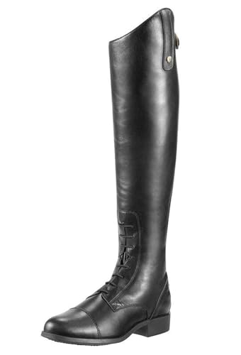 KaloKLU Reitstiefel für Damen und Herren, Retro-Schnürstiefel aus PU-Leder, Lange Reitstiefel für Anfänger von KaloKLU