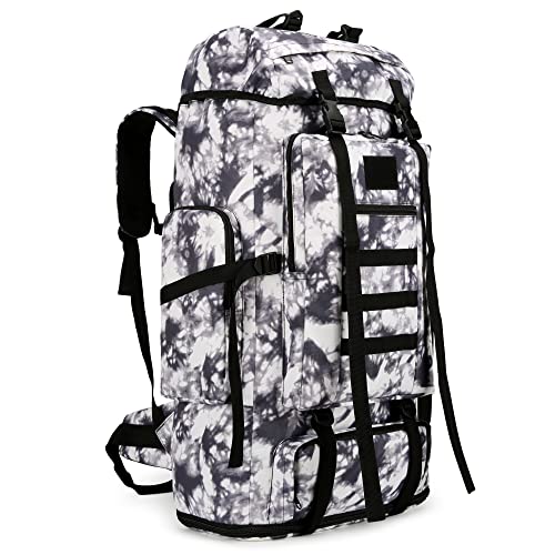 Waterproof Camping Hiking Backpack 100L Molle Rucksack Large Daypack for Travelling von KaloKLU