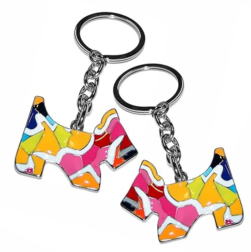 Kaltner Präsente Geschenkidee: Schlüsselanhänger mit Mosaik Hunde Anhänger (Set mit 2 Stück) von Kaltner Präsente