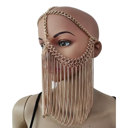 Funkelnde Quasten, Haarschmuck, Braut-Kopfschmuck, Party-Quasten, Kette, auffälliger Haarschmuck von Kalttoy