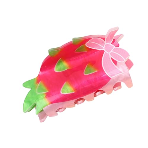 Haarklammer mit schönem Obst-Design, Acryl-Haarklammer für weibliche Freizeitkleidung, Party, Frisuren, Haardekoration von Kalttoy