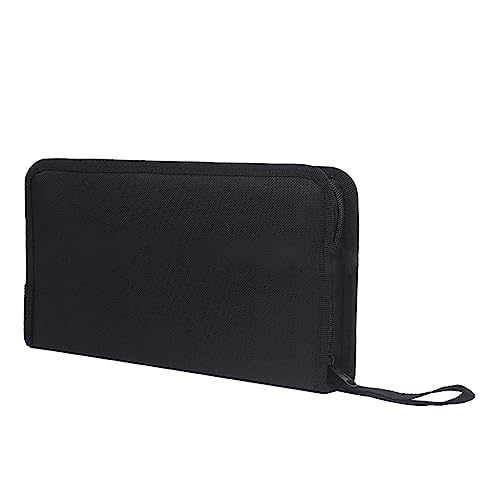 Kalttoy CD-/DVD-Büchklet-Halter, CD-/DVD-Discs, Stoff, Handtasche, CD/DVD-Etui, Schwarz von Kalttoy