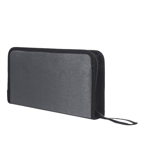 Kalttoy CD-/DVD-Büchklet-Halter, CD-/DVD-Discs, Stoff, Handtasche, CD/DVD-Etui, grau von Kalttoy