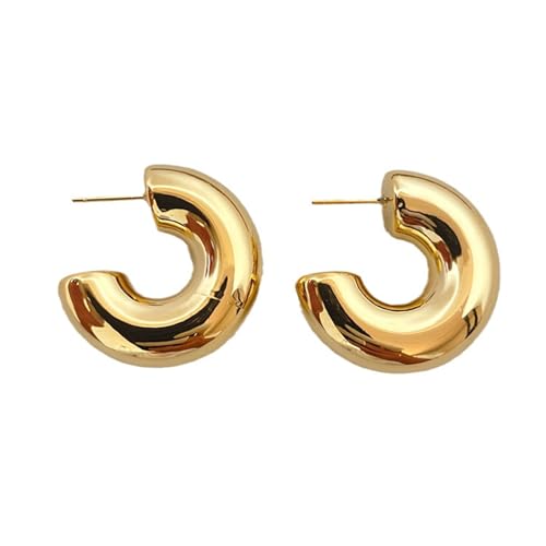 Modische C-förmige Hängeohrringe aus Temperament, elegante runde Ohrstecker, Partyschmuck, Charm-Ohrring von Kalttoy