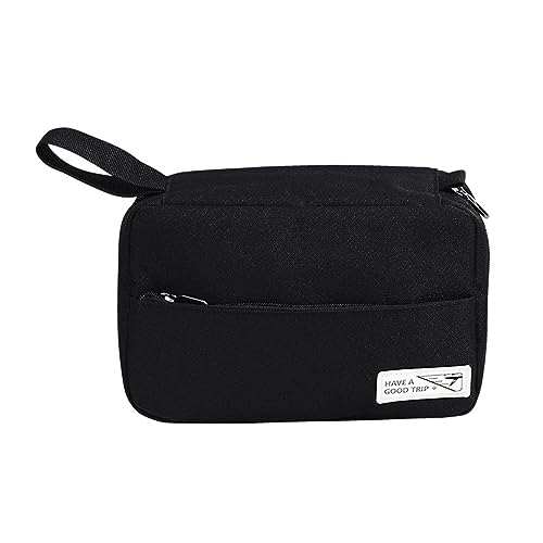 Multifunktionale Damen-Kosmetiktasche, Kulturbeutel, Aufbewahrung, Organisation, Reisehandtasche, Badezimmer, Hängender Kulturbeutel, Schwarz von Kalttoy