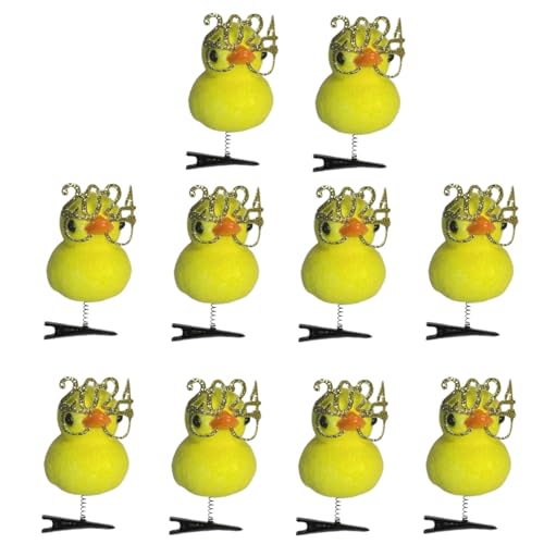 Niedliche Cartoon-Enten-Haarnadel, Verzierung, einzigartige Cartoon-Entenform, Haarspange, Kopfschmuck, Zubehör für Mädchen, Cartoon-Haarnadel von Kalttoy