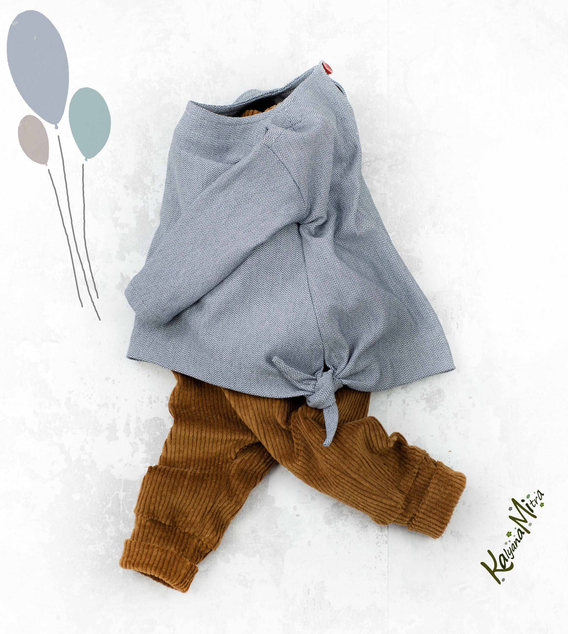 Pulli Hoodie Zipfelpulli Pullover Fischgrat Pulli Hoodie Zipfelpulli Pullover Fischgrat von Kalyana