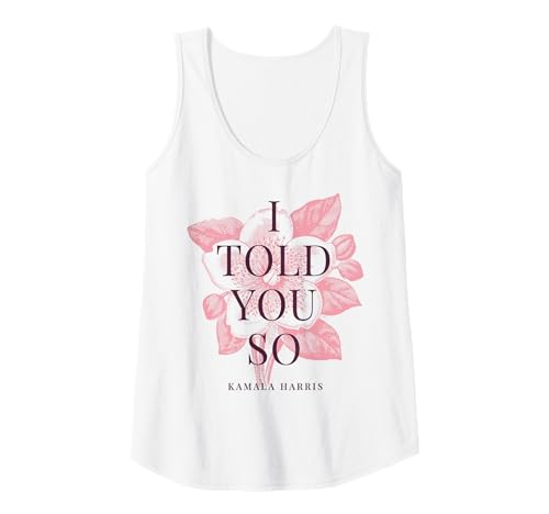 Damen Kamala Harris 107 Tage Buchclub Tank Top Damen Kamala Harris 107 Tage Buchclub Tank Top von Kamala Harris I Told You So Subtle Resist Apparel