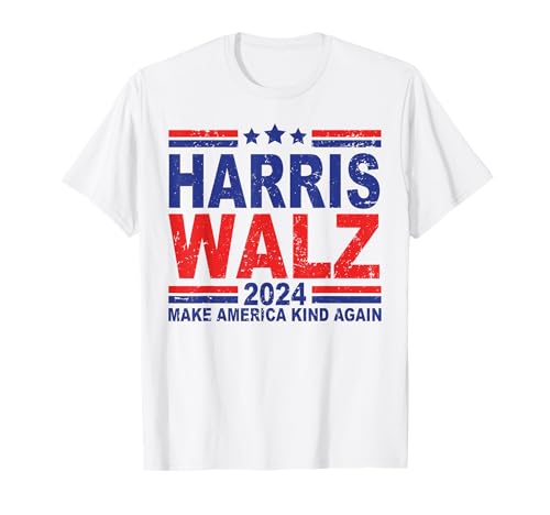 Harris Walz 2024 Make America Kind Again Harris Waltz Zitat T-Shirt Harris Walz 2024 Make America Kind Again Harris Waltz Zitat T-Shirt von Kamala Harris Tim Walz 24 Tee Election Outfit