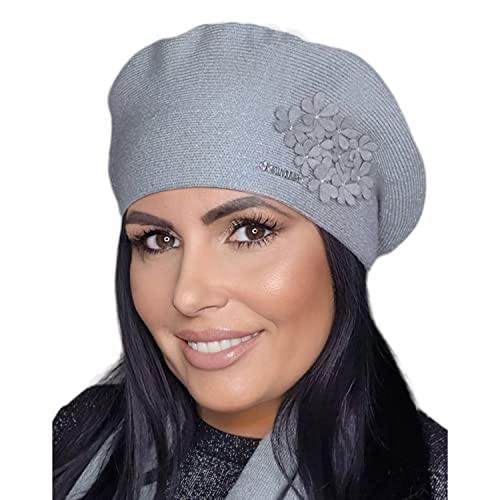 Kamea Damen Baskenmütze Kopfbedeckung Herbst Winter Murcja