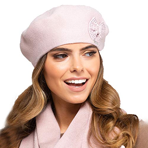 Kamea Damen Mütze Kopfbedeckung Herbst Winter Salamanka, Pink,Uni von Kamea