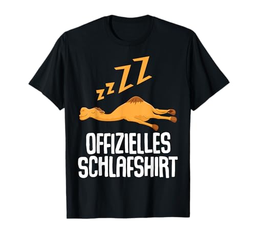Offizielles Schlafshirt Herren Kamel Spruch Lustig Geschenk T-Shirt von Kamel Shirt Schlafshirt Damen Lustige T-Shirts