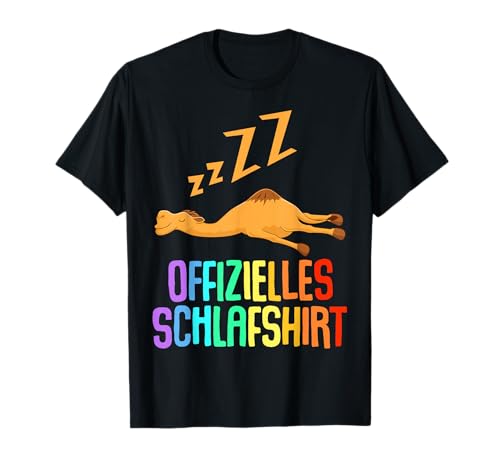Offizielles Schlafshirt Herren Kamel Spruch Lustig Geschenk T-Shirt von Kamel Shirt Schlafshirt Damen Lustige T-Shirts