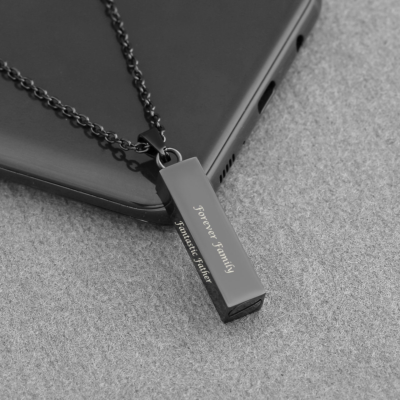 Personalisierte Feuerbestattungs Bar Halskette Gedenkurne Schmuck Personalisierte Feuerbestattungs Bar Halskette Gedenkurne Schmuck von Kamieatapple