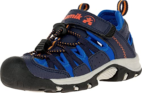 B071DV2WW6 Jungen Unisex Kinder Wildcat Geschlossene Sandalen, Blau (Navy NA2), 28 EU von Kamik