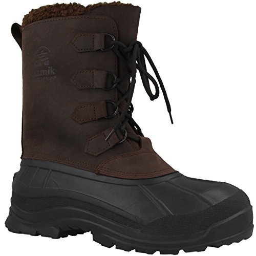 Kamik ALBORG Herren Warm gefütterte Schneestiefel, Braun (GAU_GAUCHO BROWN), 41 EU (8 US) von Kamik