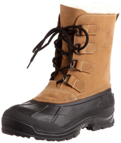 Kamik ALBORG Herren Warm gefütterte Schneestiefel, Beige (TAN_TAN), 41 EU (8 US) von Kamik