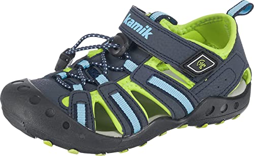 Kamik Unisex Jungen Crab Geschlossene Sandalen, Blau (BLUE/BLU), 22 EU von Kamik