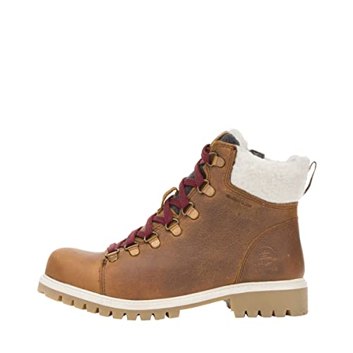 Kamik W Rogue Hike 3 Braun - Warme wasserdichte Damen Echtleder Winterstiefel, Größe EU 39 - Farbe Cognac von Kamik