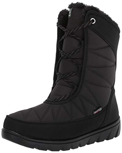 Kamik Damen Hannah Mid Wide Schneestiefel, Schwarz, 37 EU von Kamik