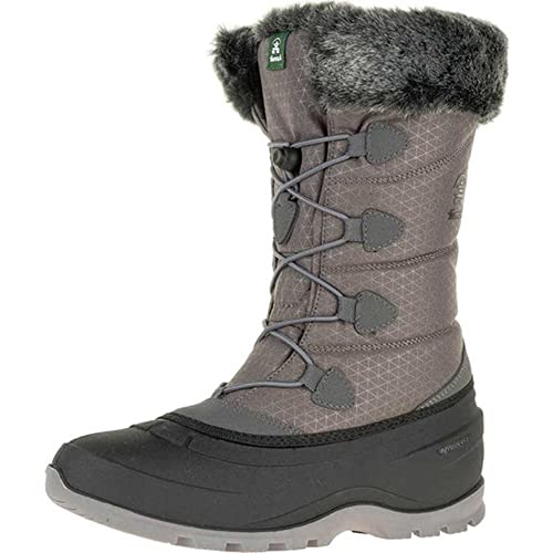 Kamik Damen Momentum2 Schneestiefel, Dunkelgrau, 42 EU von Kamik